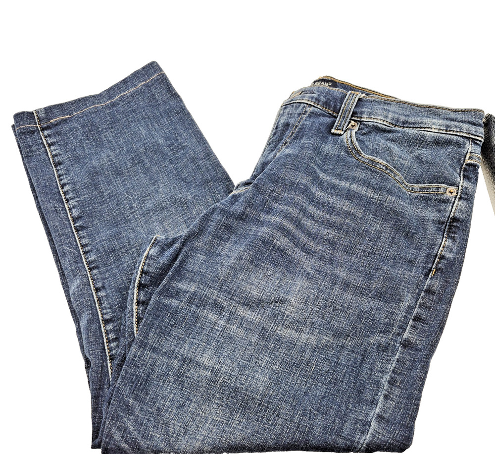 Lucky Brand 121 Slim Straight Jeans Mens 34x30 Blue Denim Medium Wash Pants